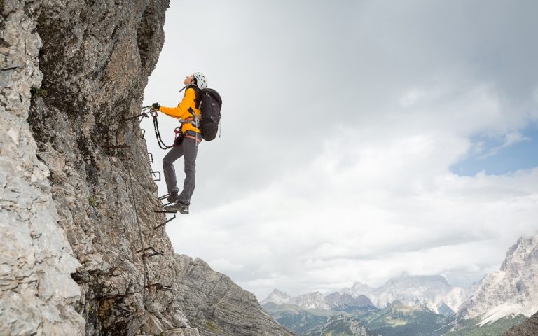 Via Ferrata Alleghesei nelle Dolomiti